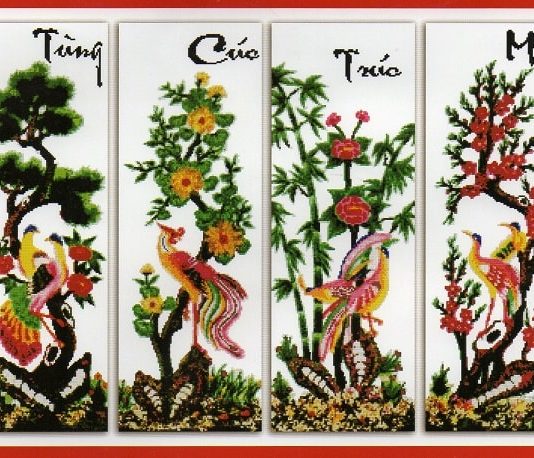 Ý nghĩa của tranh sơn dầu Tứ Quý y nghia cua bo tranh tu quy-min