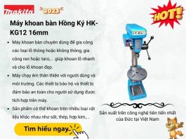 Máy khoan bàn Hồng Ký HK-KG12 16mm