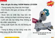 Máy cắt góc đa năng Makita LS1030N 1650W